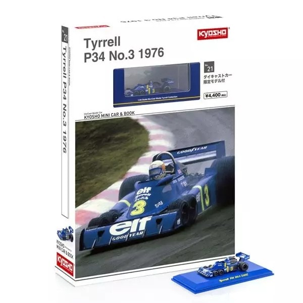 新品 K07038B1 京商 1/64 ティレル Tyrrell P34 1976 No.3 (ミニカー