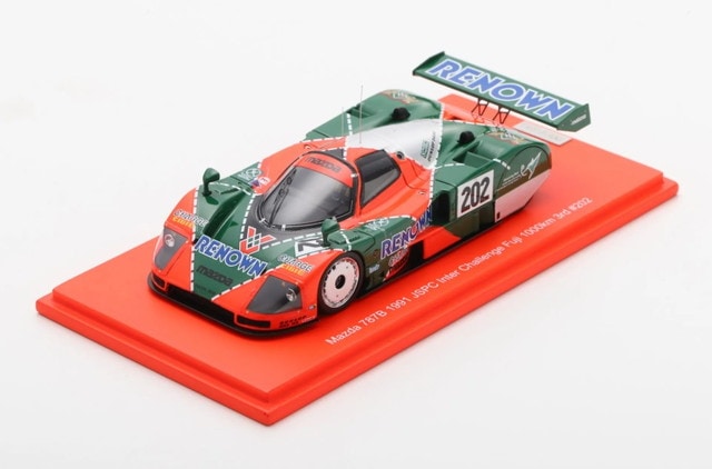 予約 ROMU064 スパーク 1/43 ロム特注 マツダ 787B JSPC インター