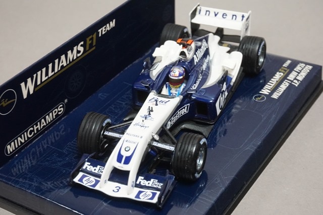 1/43 ミニチャンプス 400040003 ウィリアムズ F1 BMW FW26 J.P.