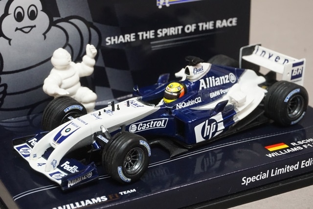 1/43 ミニチャンプス ミシュラン特注 ウィリアムズ F1 BMW FW26 #4 R