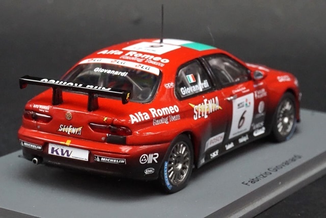 1/43 スパーク S0474 アルファロメオ 156 WTCC 2005 3位 #6 Fabrizio