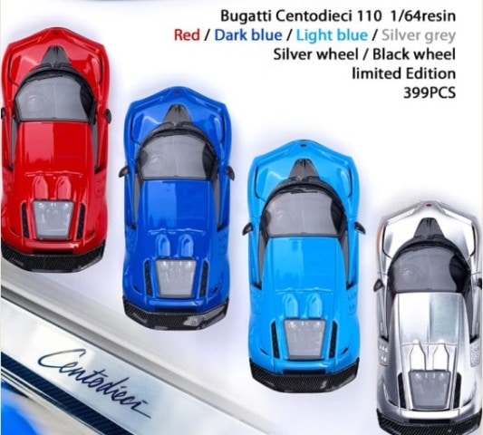 予約 AMA64 1/64 ブガッティ チェントディエチ Bugatti Centodieci 110