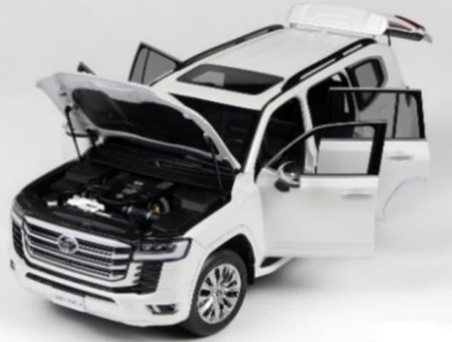 新品 LCD18013ZXWH LCD 1/18 トヨタ ランドクルーザー300 ZX ホワイト