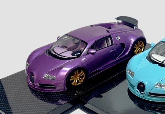 予約 Ultra Unique 1/18 ブガッティ ヴェイロン Bugatti Veyron Purple
