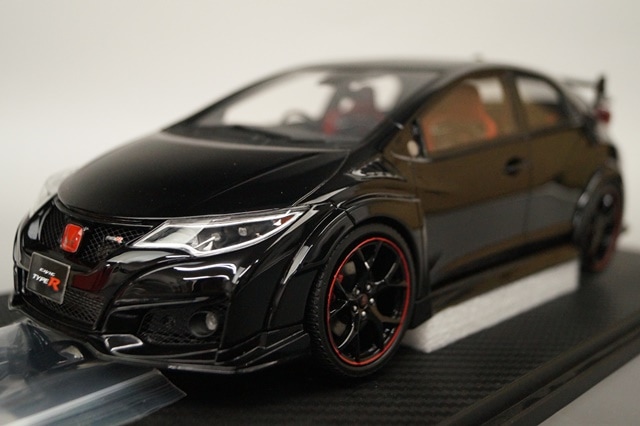 新品 19C03-05 onemodel 1/18 ホンダ シビック FK2 Crystal Black