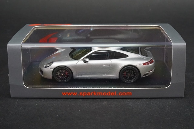 1/43 スパーク S7621 ポルシェ 911 カレラ 4 GTS 2018 シルバー, Boost