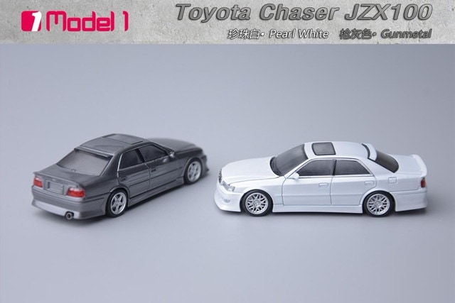 新品 Model One 1/64 トヨタ チェイサー Toyota MK6 (JZX100) Pearl