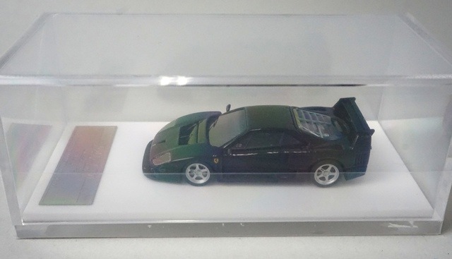 新品 M64X 1/64 フェラーリ F40 LM Competizione Nero Black ※限定199