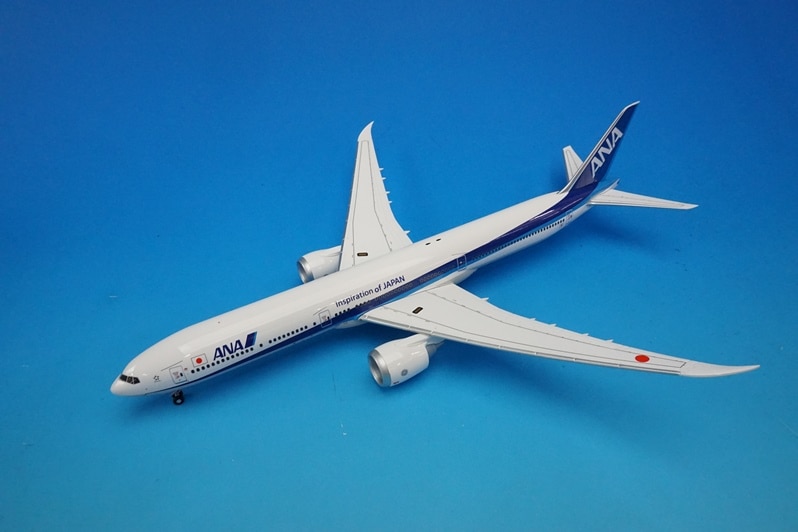1/200 B777-9 ANA 空中姿勢・主翼先端展開・ギア付き ＊レジ番付与なし