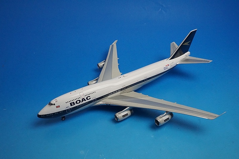 1/200 B747-400 ブリティッシュ BOAC 復刻レトロ塗装 G-BYGC [BA100