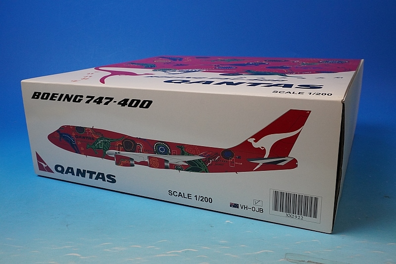 1/200 B747-400 カンタス ウナラドリーミング VH-OJB ［XX2922］ JC