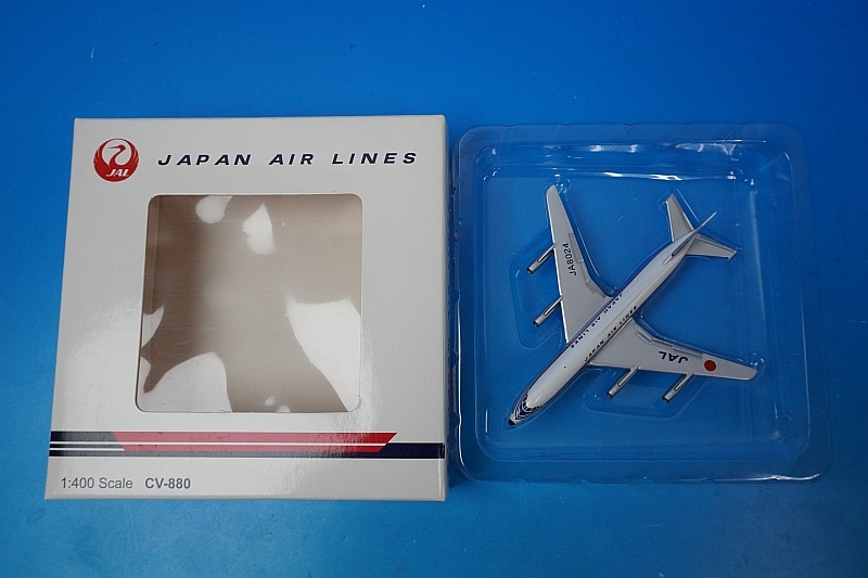 1/400 コンベア CV-880 JAL 旧鶴丸塗装 KIKU 菊 JA8024 アエロ