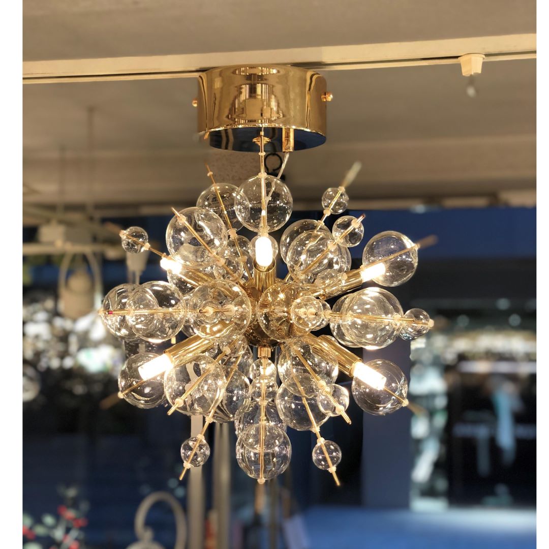 LEDペンダントランプ OF-072/6 G9型LED6灯タイプ ゴールド・シルバー