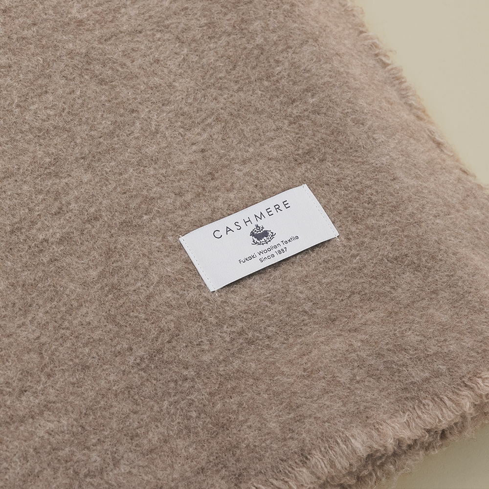 カシミヤ100％ 手仕上げハーフブランケット | Item,Blanket | FUKAKINET