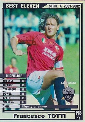 ロケテ版】【01-02】PE08/フランチェスコ・トッティ | WCCF,WCCF