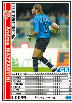 ロケテ版】【01-02】P65/アンドレア・マッツァンティーニ | WCCF,WCCF