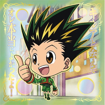 HH6-28 ゴン HR にふぉるめーしょん HUNTER×HUNTER シール×ウエハース