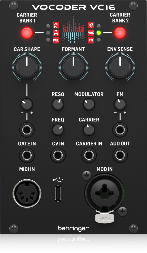 BEHRINGER VOCODER VC16 16バンドボコーダーモジュール Hibino.com