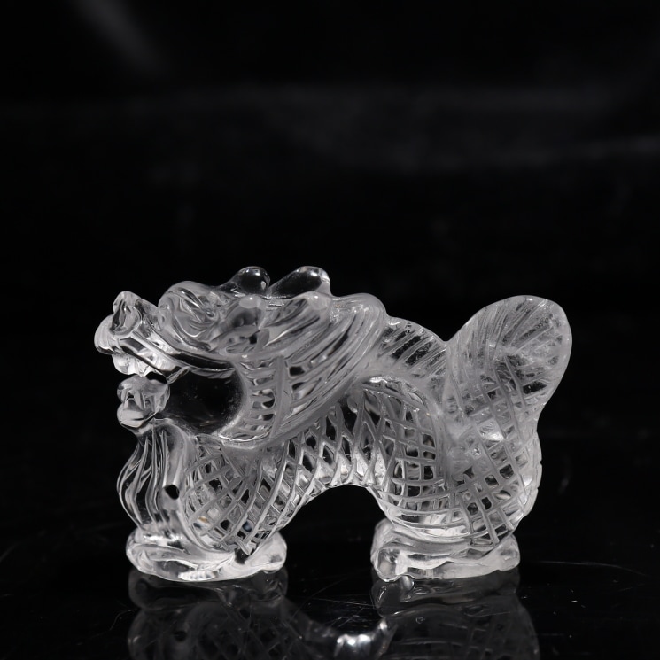 龍神 天然水晶 彫り5cm｜パワーストーンブレスレットの通販なら風水