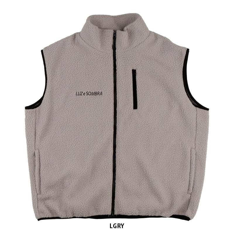 ルースイソンブラ/LUZ e SOMBRA フリースベスト/TWM BOAFLEECE VEST