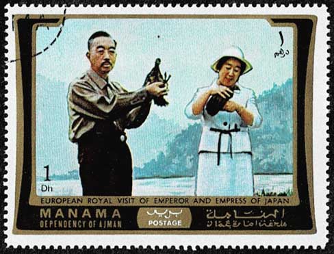 昭和46年 昭和天皇皇后両陛下御訪欧記念切手6種セット オーダー