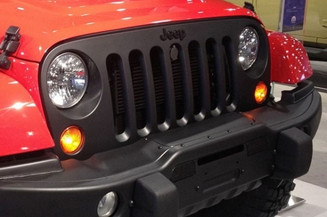 07y－ ジープ ラングラー 純正 フロントグリル マットブラック 仕様品