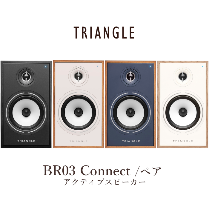 TRIANGLE BR03 Connect ペア バスレフ型アクティブスピーカー Borea