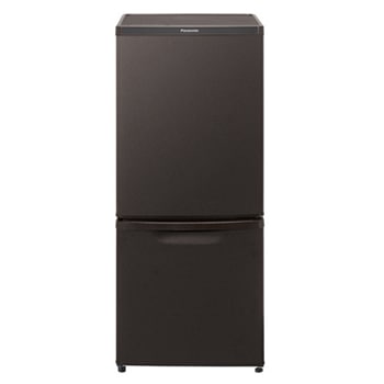 パナソニック【Panasonic】138L 2ドア冷蔵庫 右開き マットビター