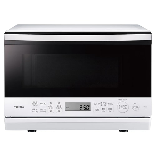 東芝【TOSHIBA】簡易スチームオーブンレンジ 23L グランホワイト 角皿