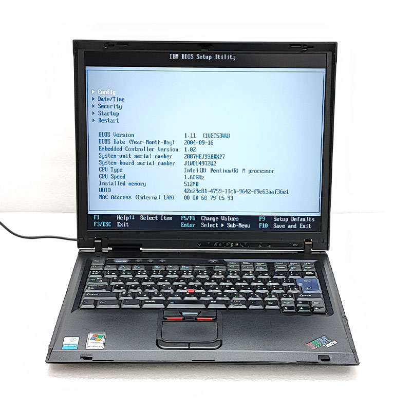 ジャンク品 IBM ThinkPad R51 2887 ジャンクPC ジャンクパソコン 保証