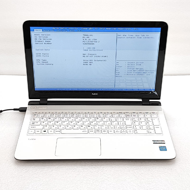ジャンク品 NEC LaVie LS150/TSW PC-LS150TSW ジャンクPC ジャンク