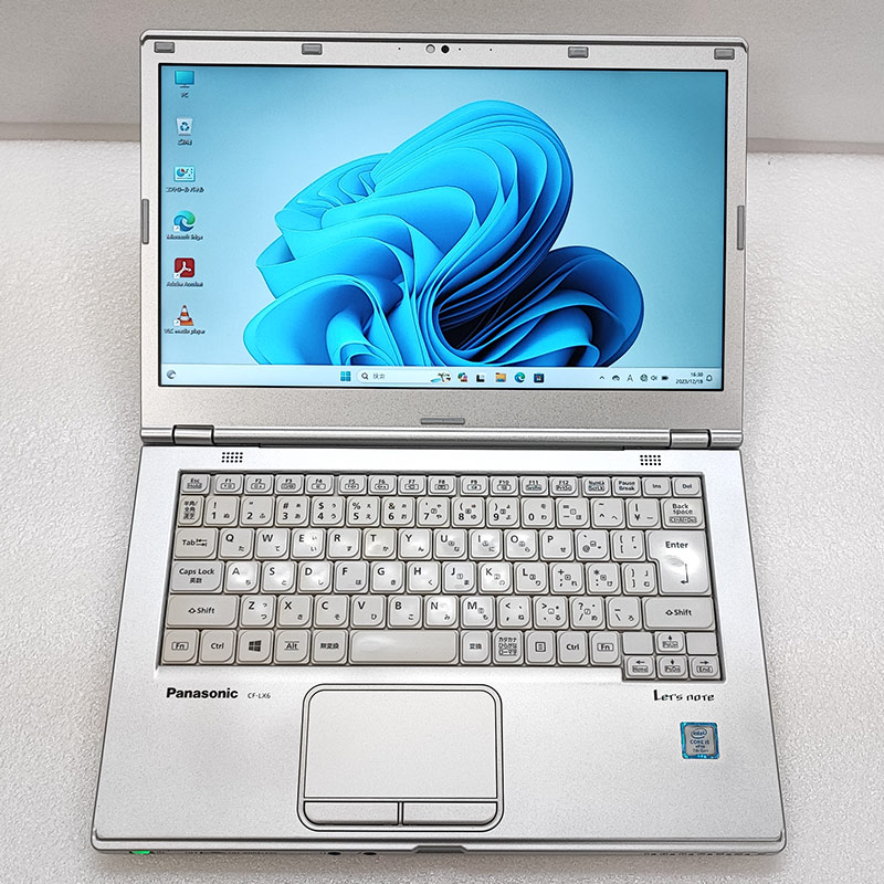 中古ノートパソコン Panasonic Let's note CF-LX6 Windows11 Pro Core