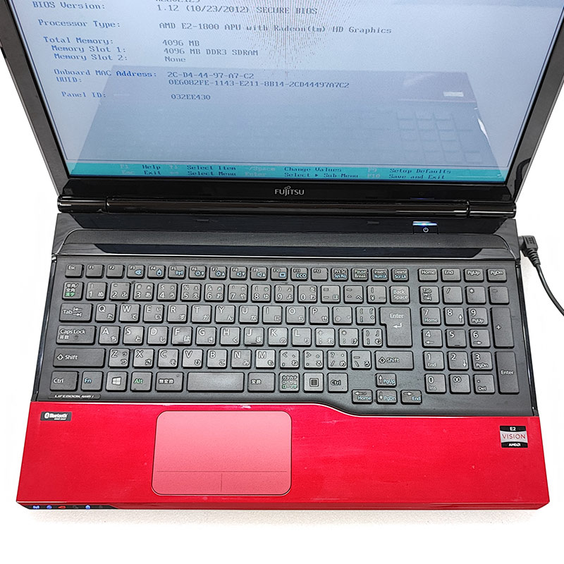 ジャンク品 富士通 LIFEBOOK AH40/J ジャンクPC ジャンクパソコン 保証