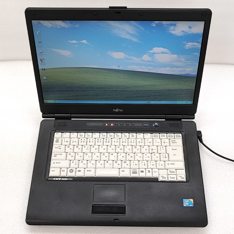 中古ノートパソコン 富士通 FMV-A8280 WindowsXP Core2Duo P8700