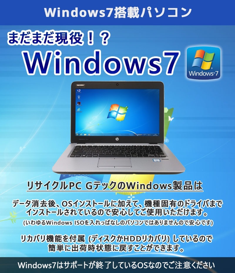 高性能Win7 64bit 中古デスクトップ HP ProDesk 400 G4 SFF Windows7