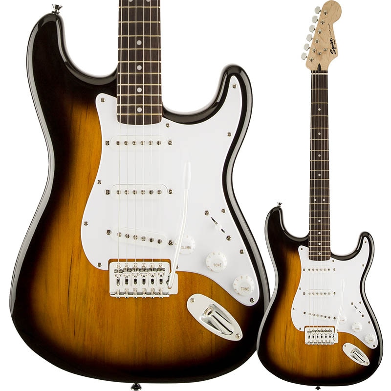 Squier by Fender Bullet Strat with Tremolo Brown Sunburst