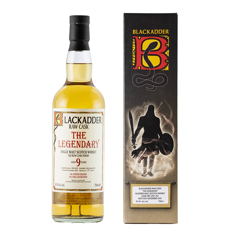 箱不良】BLACKADDER RAW CASK THE LEGENDARY FIJI RUM CASK FINISH 9yo