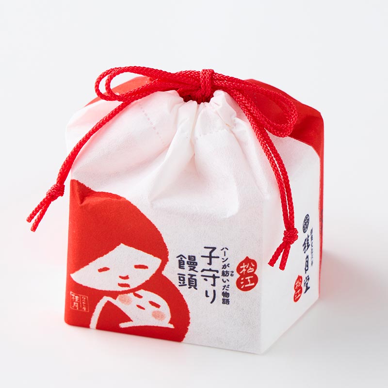 子守り饅頭 3個入(巾着) [A052B] | 店舗,桂月堂 | 旅するように和菓子