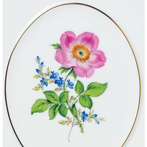 マイセン プラーク マンスリーフラワー 野バラ 53N32/04A030-6