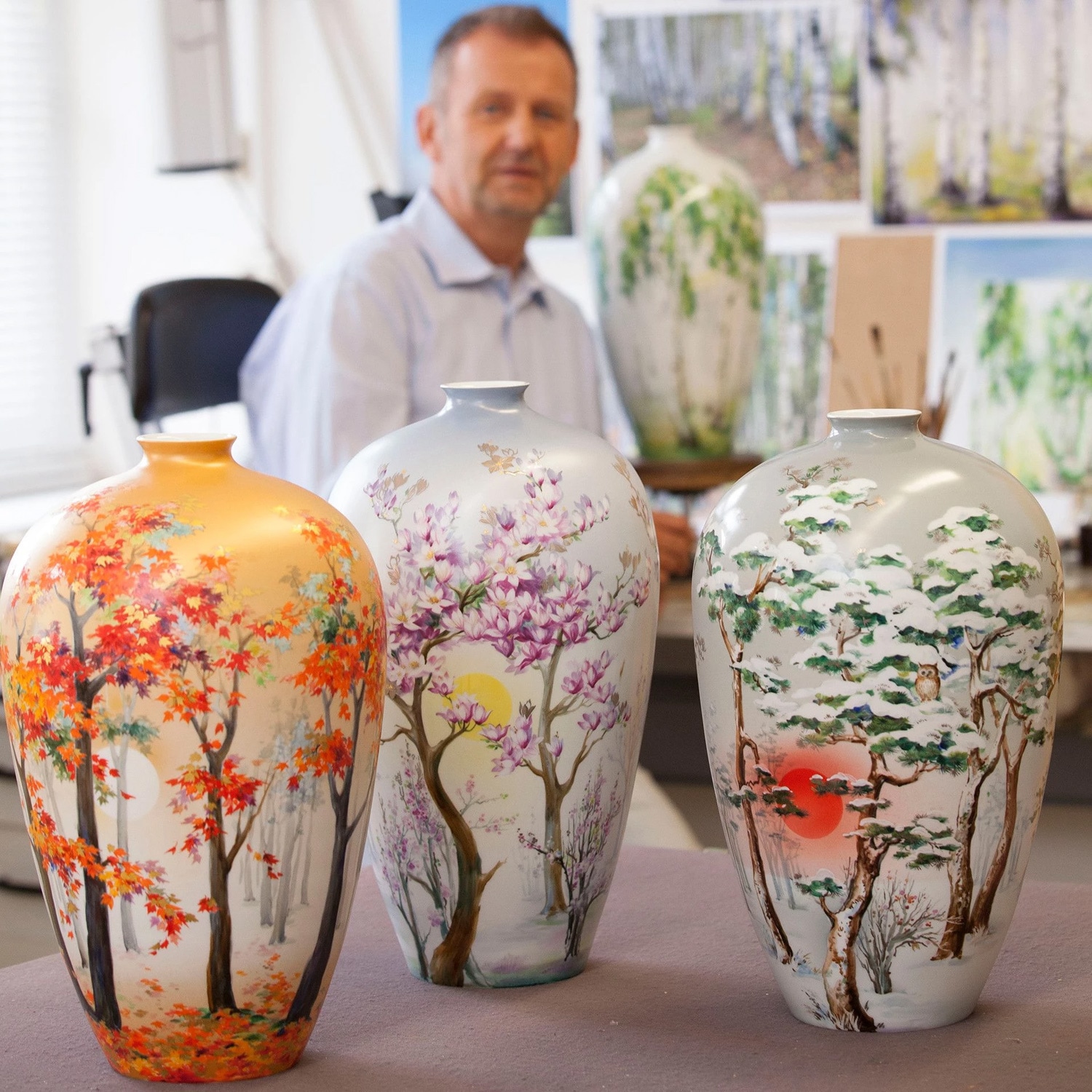 マイセン 花瓶「夏のそよ風」 50489/933A84 | 世界限定品等 | ドイツの