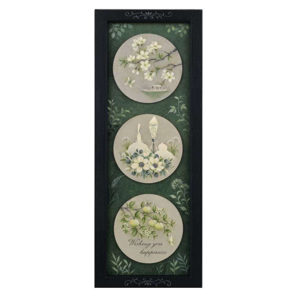 411-00319 八野田斉子パターンパケット「緑薫る雛飾り｣(アクリル)【特