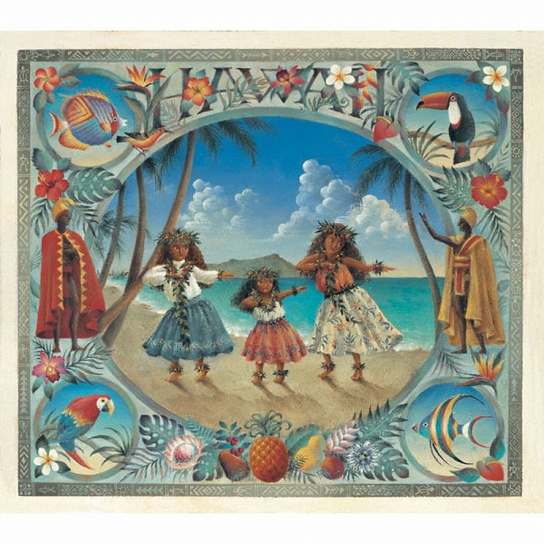 411-10016 古屋加江子パターンパケット｢HAWAII ハワイ｣(アクリル)【B