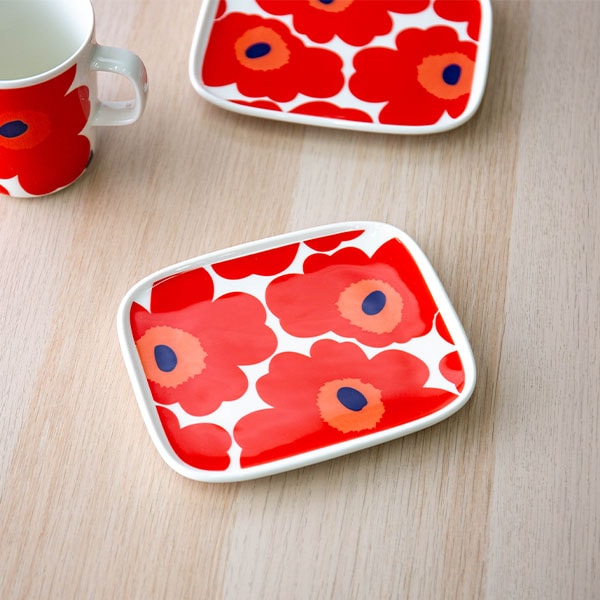 マリメッコ Marimekko スクエア プレート 皿 ウニッコ シイルトラプー