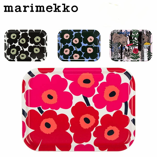 マリメッコ Marimekko ウニッコ ミニトレー 27×20cm ヴェルイェクセ