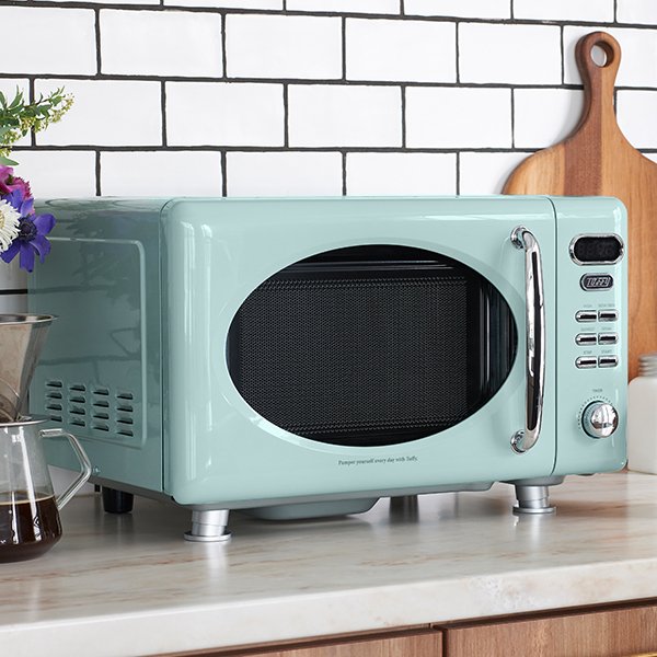 Toffy 電子レンジ K-DR1 小型 電子レンジ 17L レンジ レトロ 単機能