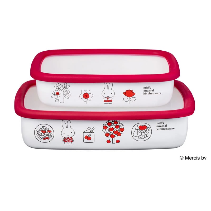 さくぱるさん専用チェリー柄ホーロー♪保存容器2個セット♪マニー風⭐︎倉敷意匠計画室 さくぱるさん専用チェリー柄ホーロー♪保存容器2個セット♪マニー風