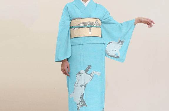 セオα夏着物・浴衣（キジトラ猫） SAK-SK40301b | さく研究所