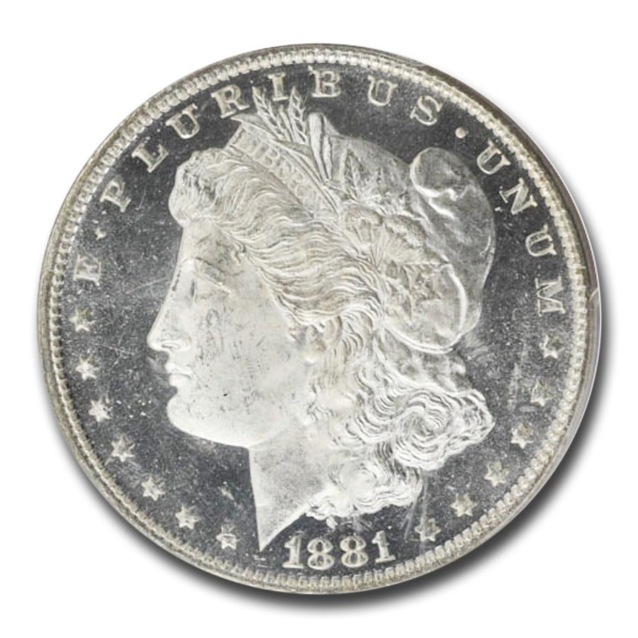 1881年 モルガン ダラー 銀貨 1ドル シルバー モルガン ヘッド