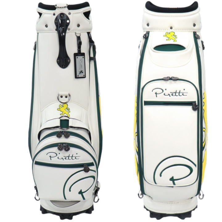 Piretti キャディバッグ ホワイト/グリーン Piretti ピレッティ】新作