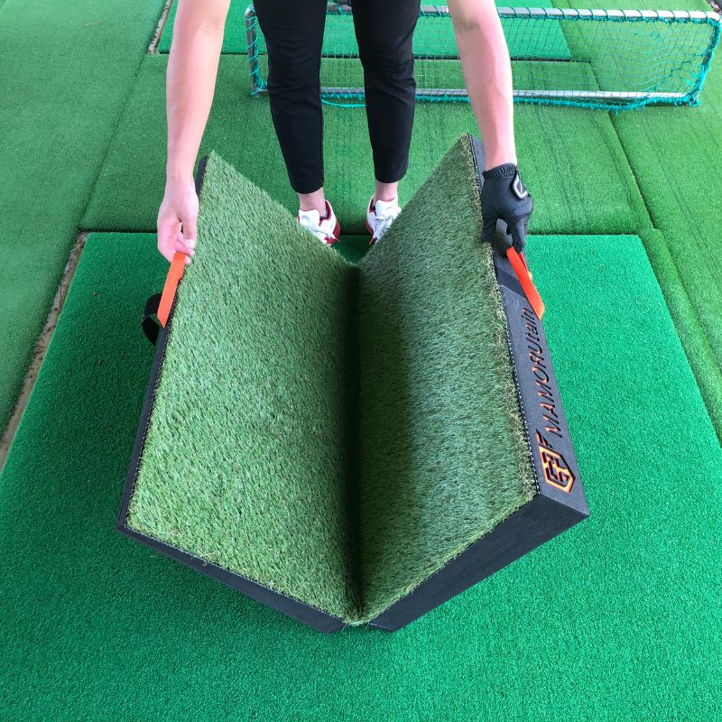 マモルタイン 折り畳み式ゴルフ傾斜マット